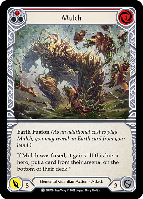 Mulch (Red) - Rainbow Foil - Unlimited Edition