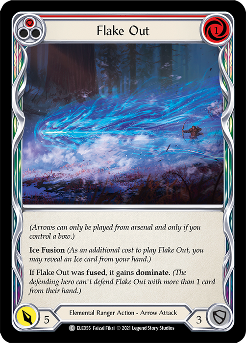 Flake Out (Red) - Rainbow Foil - Unlimited Edition