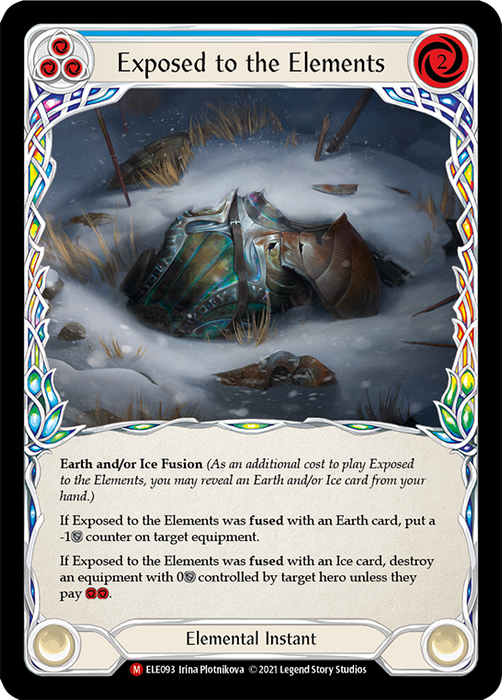 Exposed to the Elements - Rainbow Foil - 1st Edition