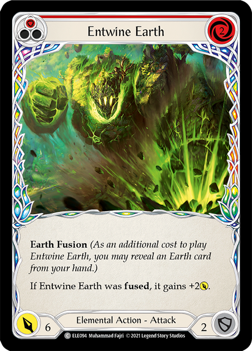 Entwine Earth (Red) - Rainbow Foil - Unlimited Edition