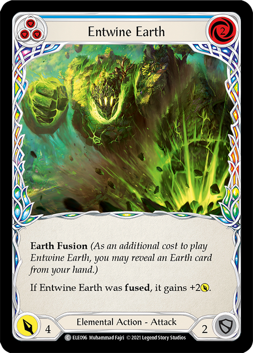 Entwine Earth (Blue) - Rainbow Foil - Unlimited Edition