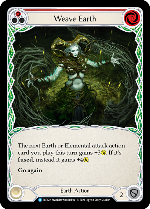 Weave Earth (Red) - Rainbow Foil - Unlimited Edition