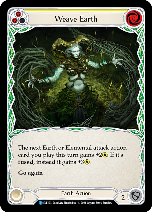 Weave Earth (Yellow) - Rainbow Foil - Unlimited Edition