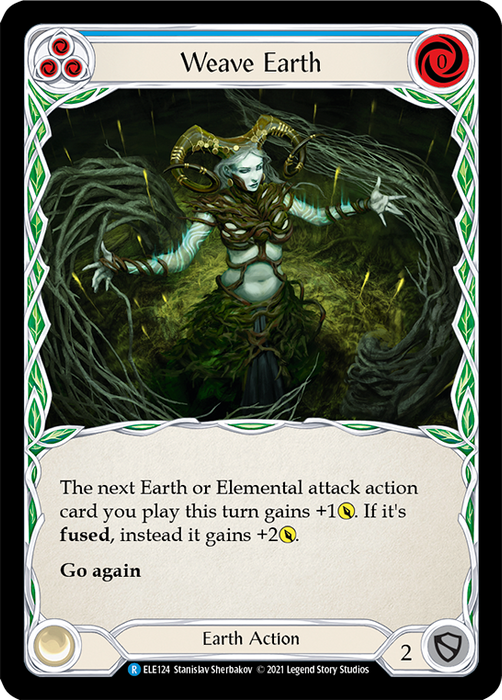 Weave Earth (Blue) - Rainbow Foil - Unlimited Edition