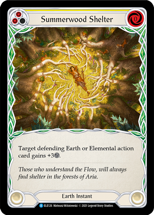Summerwood Shelter (Yellow) - Rainbow Foil - Unlimited Edition