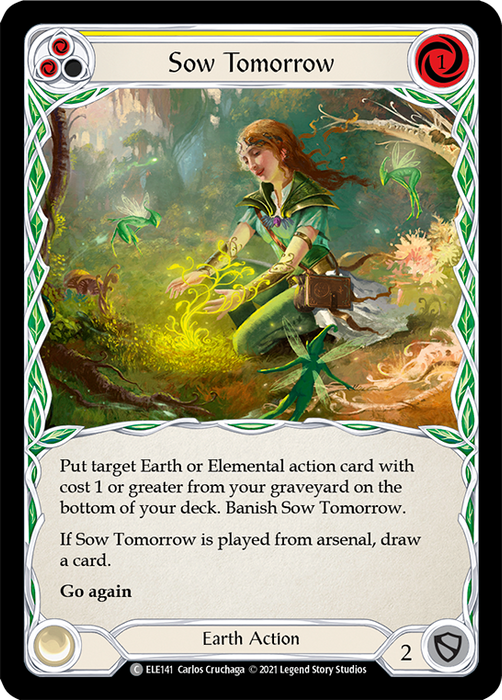 Sow Tomorrow (Yellow) - Rainbow Foil - 1st Edition