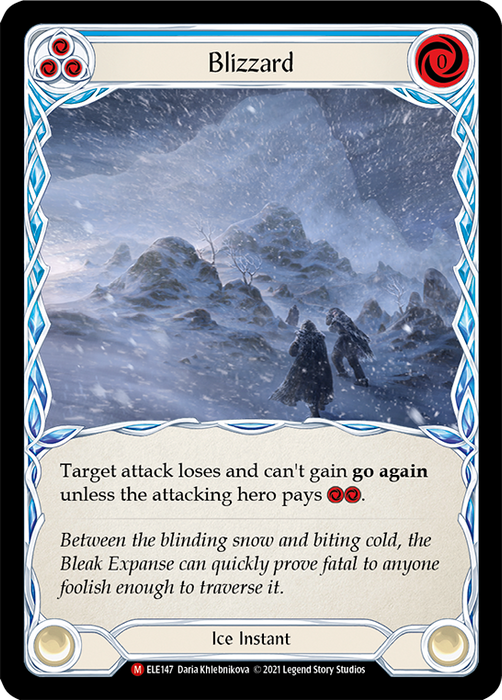 Blizzard - Rainbow Foil - 1st Edition