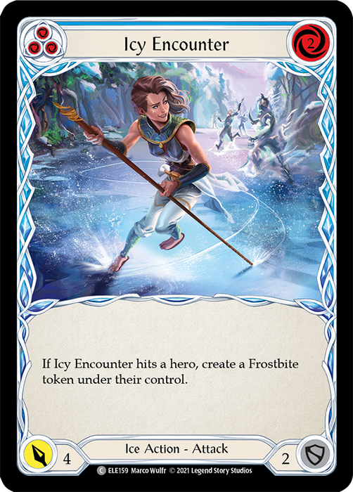 Icy Encounter (Blue) - 1st Edition