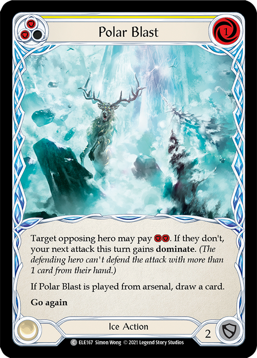 Polar Blast (Yellow) - Rainbow Foil - Unlimited Edition
