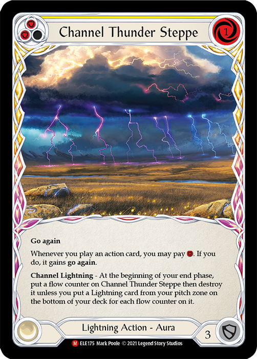 Channel Thunder Steppe - Rainbow Foil - Unlimited Edition