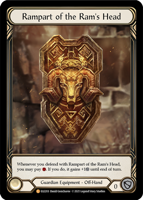 Rampart of the Ram's Head - Rainbow Foil - Unlimited Edition