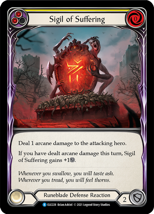 Sigil of Suffering (Yellow) - 1st Edition