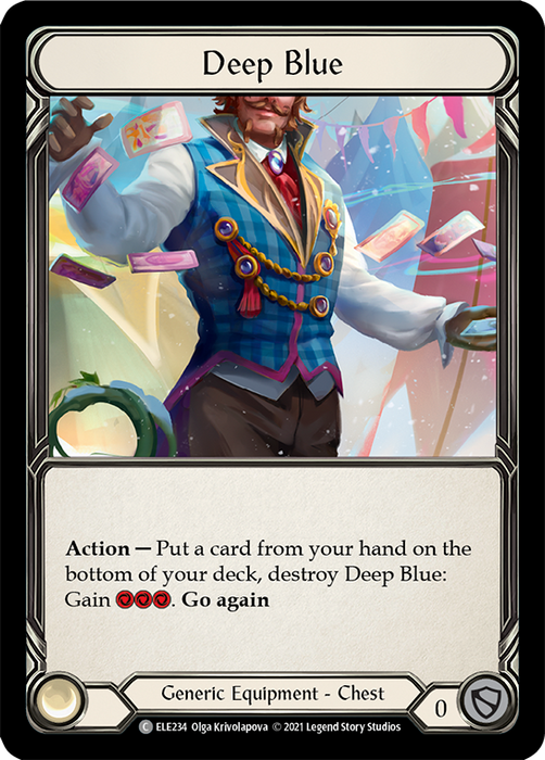 Deep Blue - Cold Foil - 1st Edition