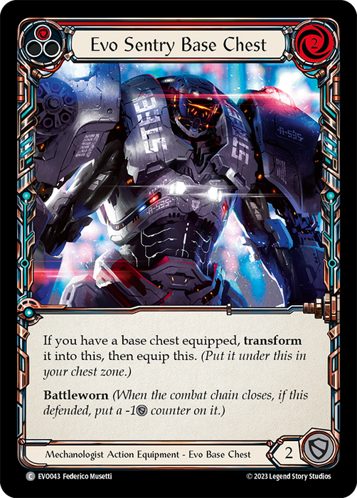 Evo Sentry Base Chest (Red)