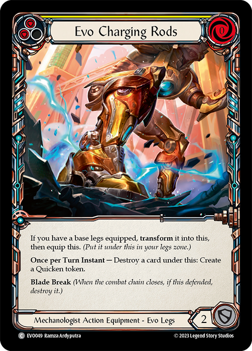 Evo Charging Rods (Yellow)