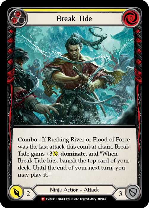 Break Tide - Rainbow Foil - 1st Edition