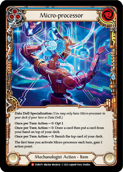 Micro-processor - Rainbow Foil - 1st Edition