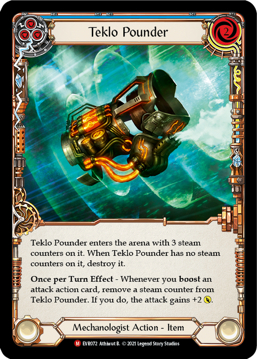 Teklo Pounder - Rainbow Foil - 1st Edition