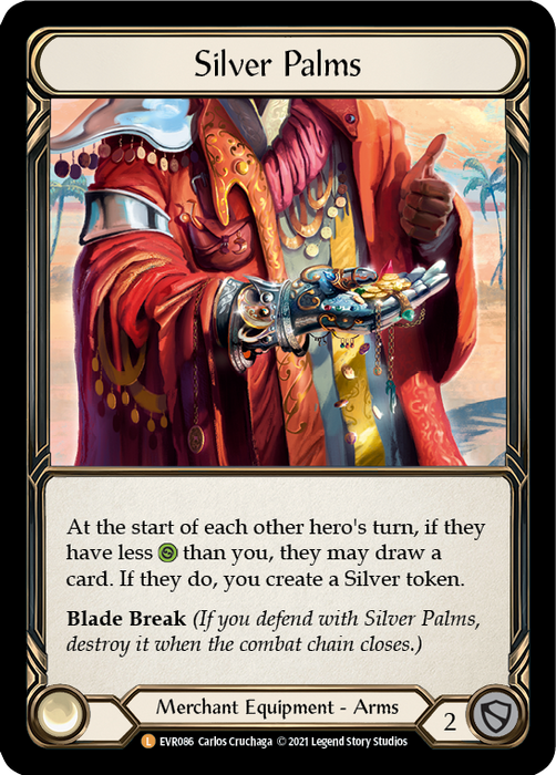 Silver Palms - Cold Foil - 1st Edition