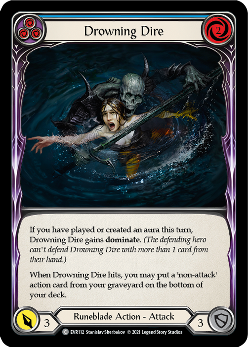 Drowning Dire (Blue) - 1st Edition