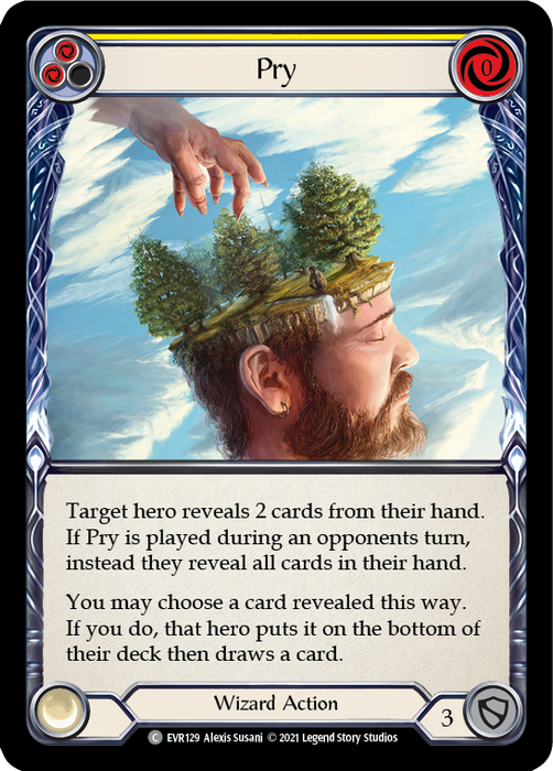 Pry (Yellow) - Rainbow Foil - 1st Edition