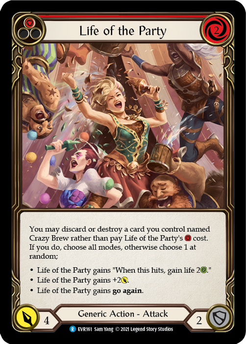Life of the Party (Red) - Rainbow Foil - 1st Edition