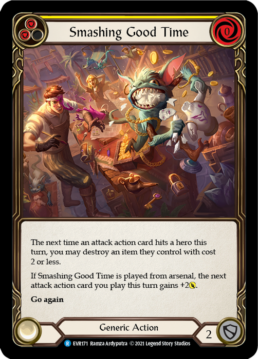 Smashing Good Time (Yellow) - Rainbow Foil - 1st Edition
