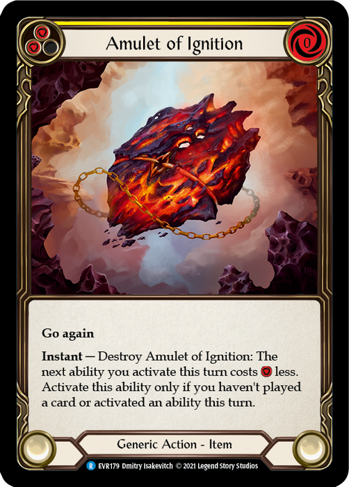 Amulet of Ignition (Yellow) - 1st Edition