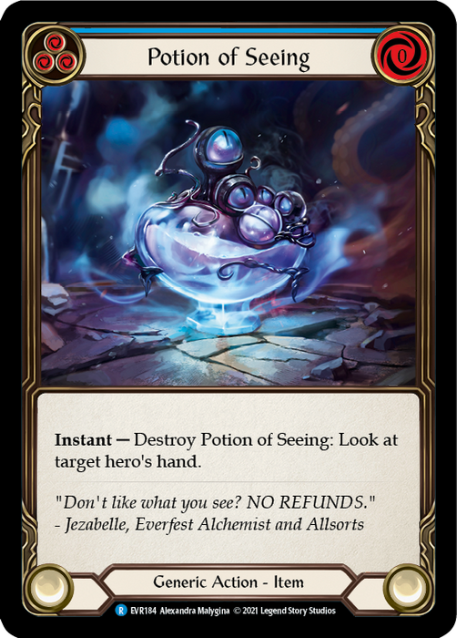 Potion of Seeing (Blue) - 1st Edition