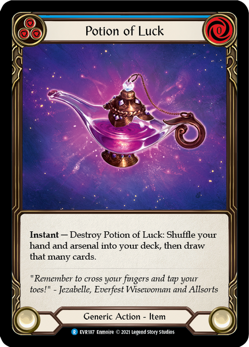 Potion of Luck (Blue) - 1st Edition