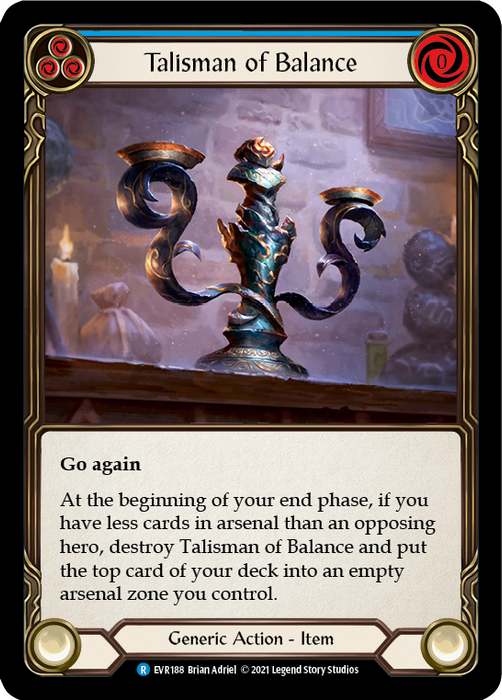 Talisman of Balance (Blue) - 1st Edition