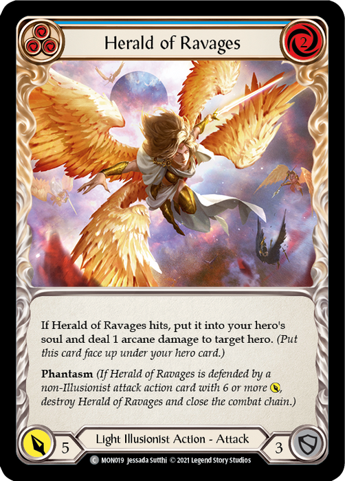Herald of Ravages (Blue) - Unlimited Edition