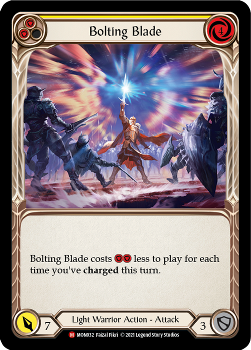 Bolting Blade - Rainbow Foil - Unlimited Edition