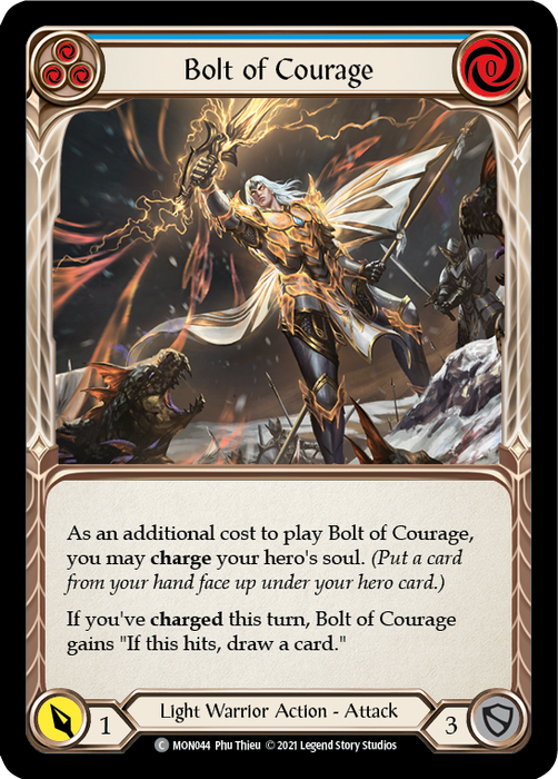 Bolt of Courage (Blue) - Unlimited Edition
