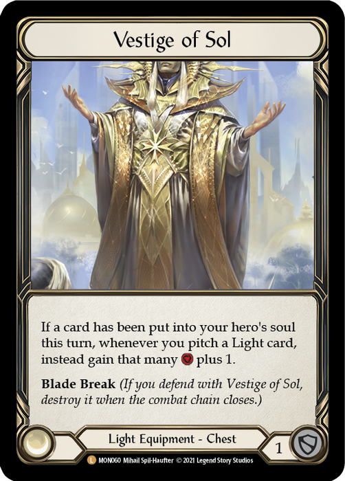 Vestige of Sol - Rainbow Foil - Unlimited Edition