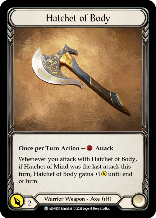 Hatchet of Body - Unlimited Edition