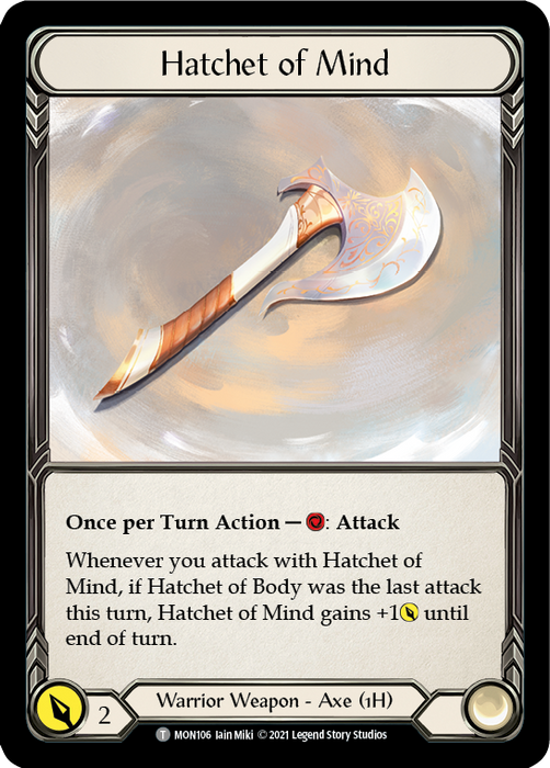 Hatchet of Mind - 1st Edition