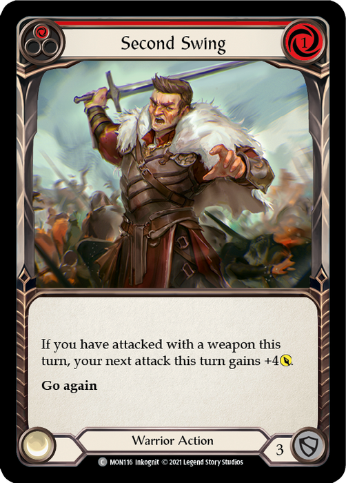 Second Swing (Red) - Rainbow Foil - Unlimited Edition