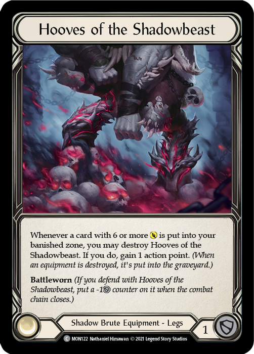 Hooves of the Shadowbeast - Rainbow Foil - Unlimited Edition