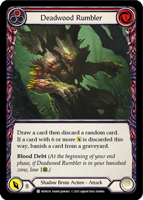 Deadwood Rumbler (Red) - Rainbow Foil - Unlimited Edition