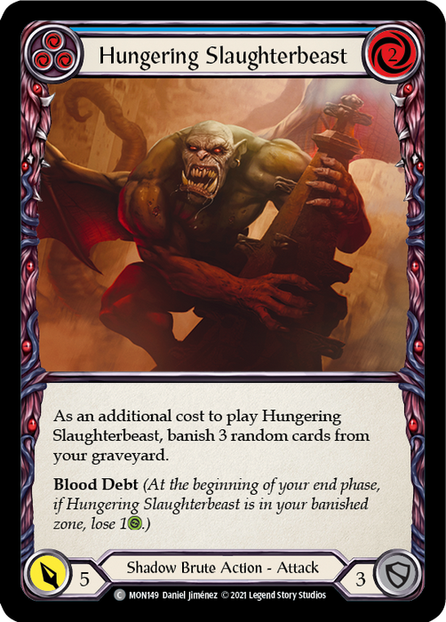 Hungering Slaughterbeast (Blue) - Unlimited Edition