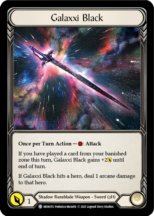 Galaxxi Black - Cold Foil - 1st Edition