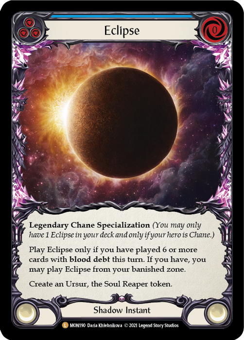 Eclipse - Rainbow Foil - Unlimited Edition