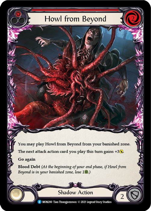 Howl from Beyond (Red) - Rainbow Foil - Unlimited Edition