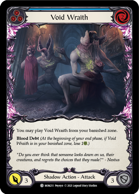 wraith mtg cards Void Wraith (Blue)