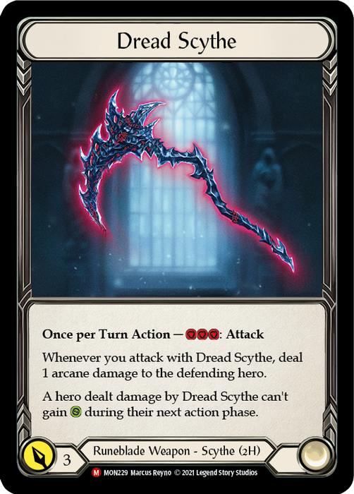 Dread Scythe - Cold Foil - 1st Edition