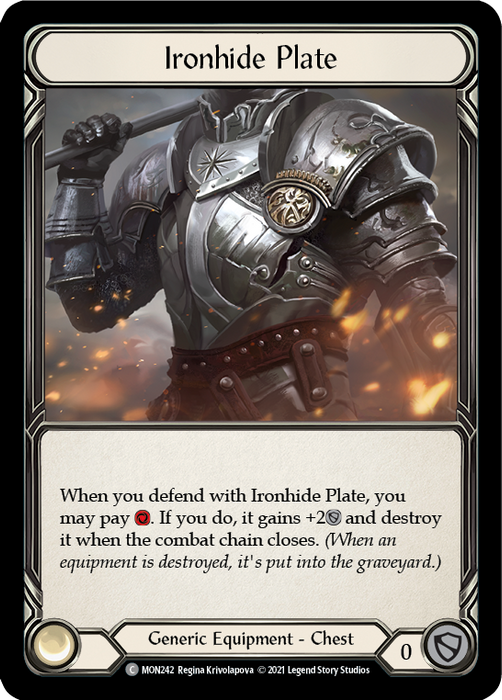 Ironhide Plate - Rainbow Foil - Unlimited Edition