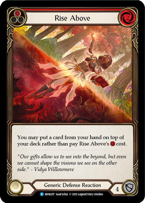 Rise Above (Red) - Rainbow Foil - 1st Edition