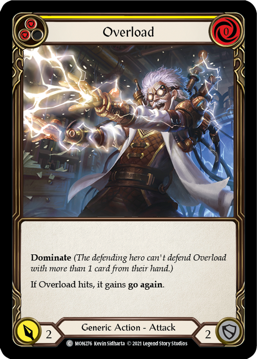 Overload (Yellow) - Rainbow Foil - Unlimited Edition