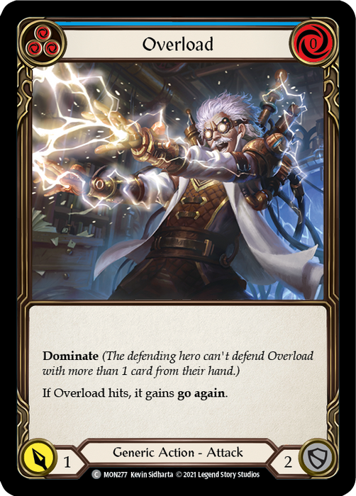 Overload (Blue) - Rainbow Foil - Unlimited Edition